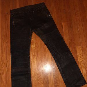 Cult Of Individuality - "King of Pop" Black-Coated Japanese Selvedge w Zippers